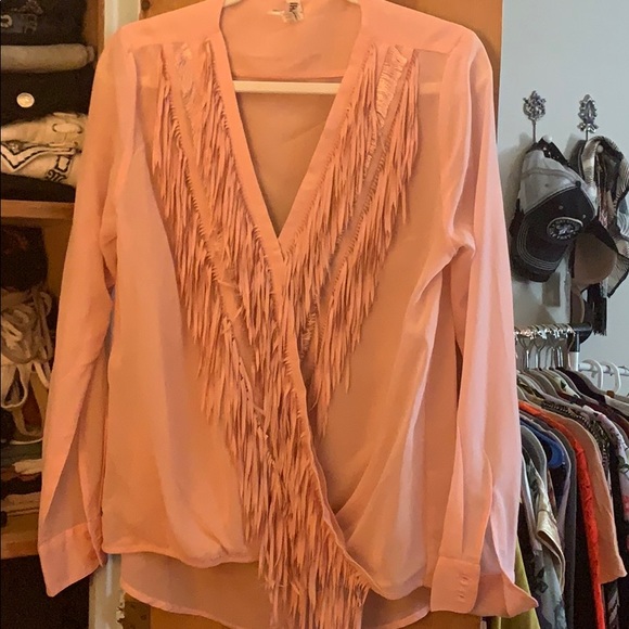 Yoana Baraschi Grand Illusion Wrap Blouse in Pink - Picture 7 of 13